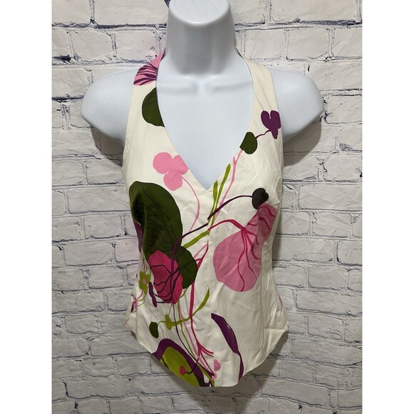 Trina Turk Skirt and a matching halter top with Floral Print Size 4 - Picture 5 of 16